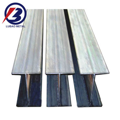 Perfil de carbono estructural H Acero de viga de hierro para la construcción espesor de la telaraña 5 mm-16 mm Tolerancia ± 1% A36 Q235 Estándar ASTM