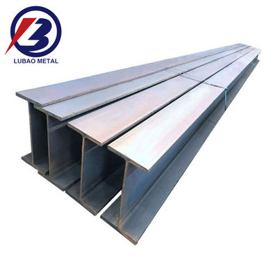 Q235 vigas H de acero estructural / vigas H de acero galvanizado A572 con tolerancia ± 1%