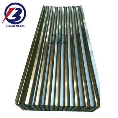800-1500 mm de ancho GI cubiertas onduladas Z120 de hierro galvanizado de zinc de metal con espangles regulares