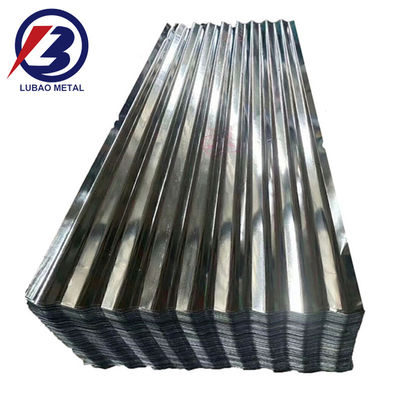 800-1500 mm de ancho GI cubiertas onduladas Z120 de hierro galvanizado de zinc de metal con espangles regulares