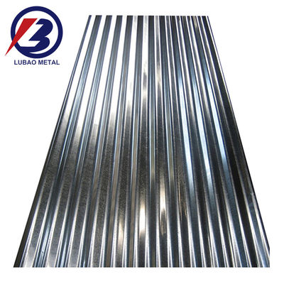 800-1500 mm de ancho GI cubiertas onduladas Z120 de hierro galvanizado de zinc de metal con espangles regulares