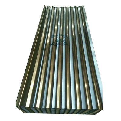 Las láminas de techo de acero revestido galvanizado corrugado de Shandong con estándar ASTM y grosor de 0,12-0,35 mm