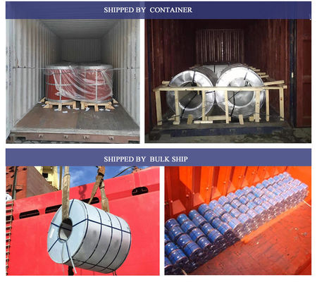 Paquete estándar de acero ondulado revestido de metal zinc de color para la cubierta de la hoja RAL 5000 Violeta Azul 1,0-2,0 mm de espesor