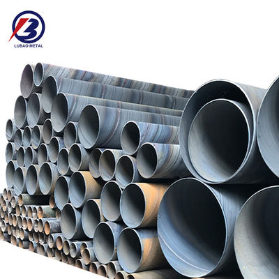 Tubo de acero al carbono de grado Q195-Q235 de soldadura en espiral con tecnología de laminado en frío y laminado en caliente y técnica ERW