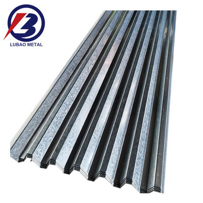 SGCC Placa de techo de acero galvanizado corrugado de tipo trapezoidal de alta resistencia con recubrimiento impermeable y recubrimiento Z61-Z90