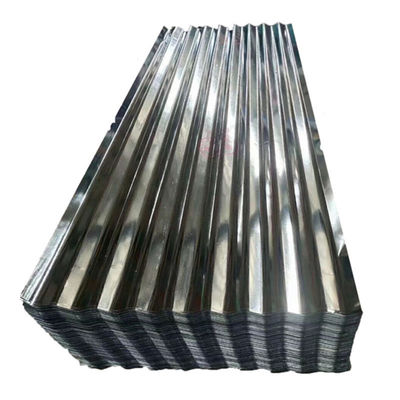 Plaka de acero de construcción de techo de acero ondulado con revestimiento de zinc galvanizado en directo