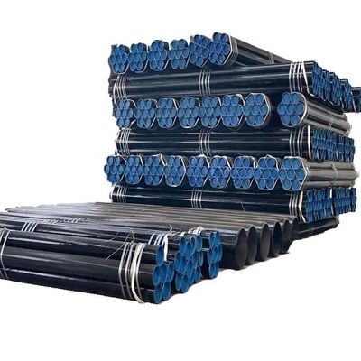 Tubos redondos ASTM A53 A36 A106 API 5L GR.B Tubo de acero al carbono sin costuras con técnica de laminado en caliente