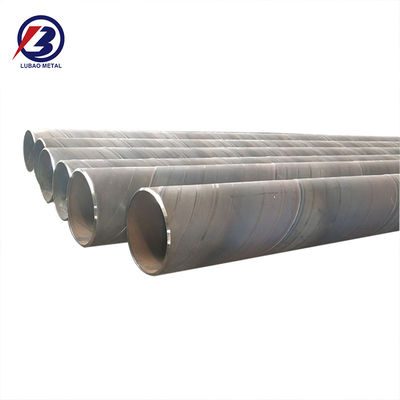 API 5l x52 ssaw Tubo de acero laminado en espiral de 12 m de longitud sin aceite laminado en caliente tubo de acero laminado en espiral de carbono de China