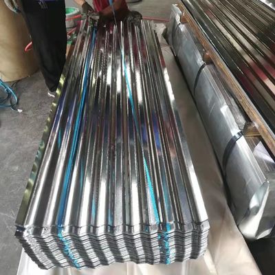 Plancha de acero metálico corrugado de la norma BS GI para ser competitiva en materiales de construcción metálicos