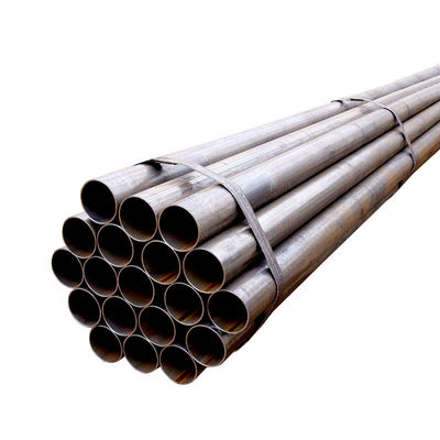 Tubo de doble costura recta de alta frecuencia LSAW ERW aleación de acero al carbono negro tubo redondo soldado con tubo de carbono hueco laminado en caliente