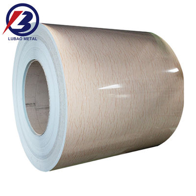 Suministro en caliente Color revestido de acero galvanizado bobinas de bobina de rodillo dureza media dureza 0,28-1,6 mm espesor PPGL