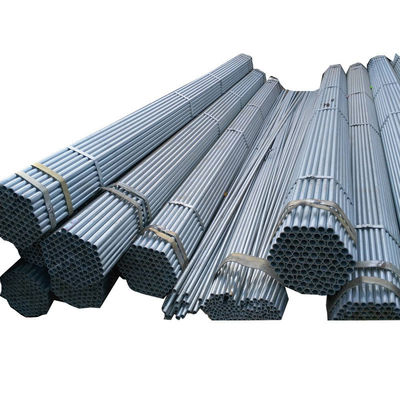 espesor 1,2-2,2 mm Certificado ASTM AISI GI Zinc recubrido MS tubo galvanizado tubo de hierro soldado para material de estructura