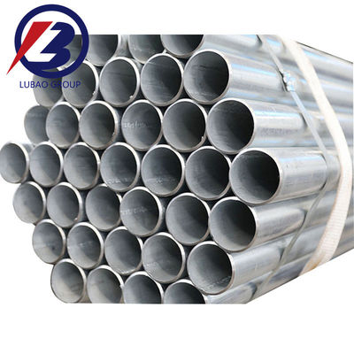 espesor 1,2-2,2 mm Certificado ASTM AISI GI Zinc recubrido MS tubo galvanizado tubo de hierro soldado para material de estructura