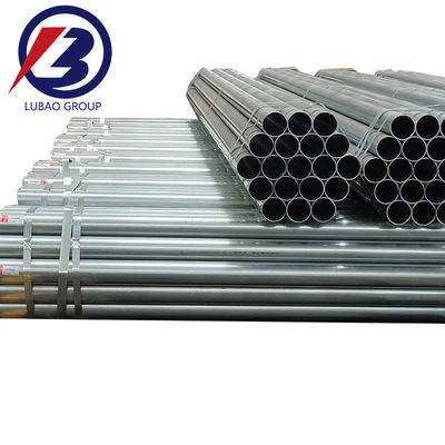No aleación A123 A795 ST37 Tubo redondo galvanizado con certificación ASTM con recubrimiento de zinc tubo GI andamio de acero ERW para tubos de fertilizantes químicos
