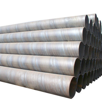 Q195/Q235/Q345/S235JR/S275JR/S355JR A53 Tubo de acero al carbono negro suave de soldadura en espiral