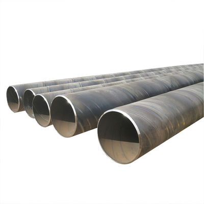 Q195/Q235/Q345/S235JR/S275JR/S355JR A53 Tubo de acero al carbono negro suave de soldadura en espiral