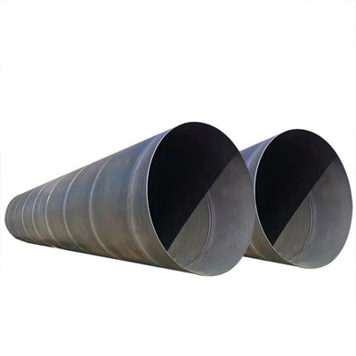 Q195/Q235/Q345/S235JR/S275JR/S355JR A53 Tubo de acero al carbono negro suave de soldadura en espiral