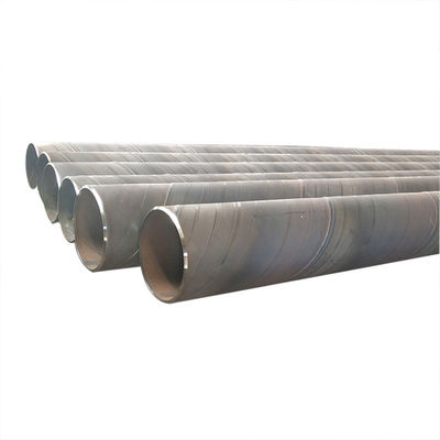 Q195/Q235/Q345/S235JR/S275JR/S355JR A53 Tubo de acero al carbono negro suave de soldadura en espiral