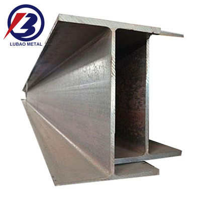 Q235B A36 Q345b Grado de acero al carbono de brisa ancha H longitud de la viga 6-12 m acero en forma de H/JIS Ss400 Ss400 B facturación por peso teórico