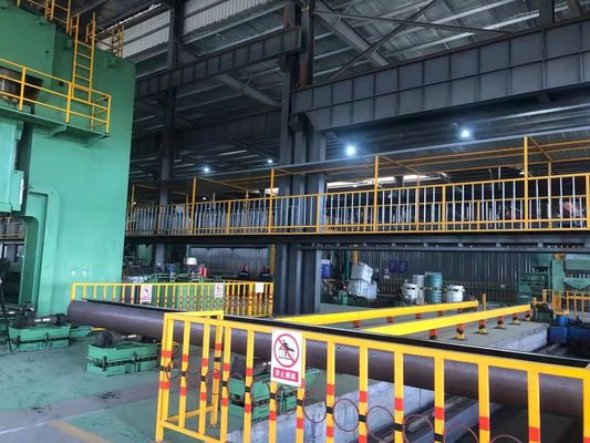 Certificado CE Q235B Tubo de acero al carbono de soldadura en espiral para el servicio de procesamiento de carcasas de pozos de agua