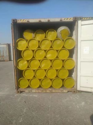 Certificado CE Q235B Tubo de acero al carbono de soldadura en espiral para el servicio de procesamiento de carcasas de pozos de agua