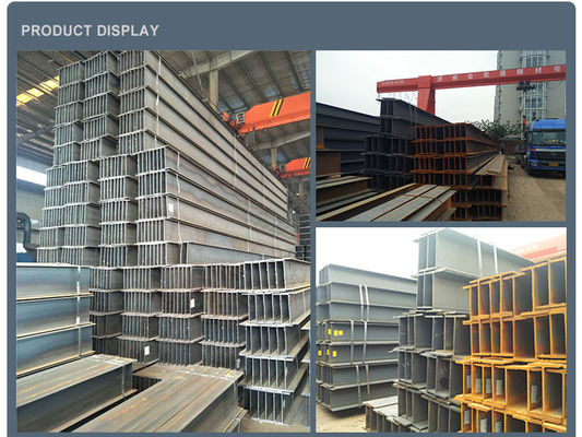 Solución de acero estructural de vigas H/I ASTM A36 con técnica de laminado en caliente y anchura de brida 100-408 mm