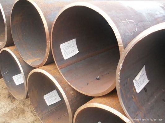 Tubo de acero soldado de costura recta con espesor nominal de pared de 2-6 mm Tolerancia ± 1% Forma de sección redonda