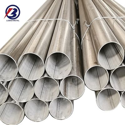 Pipa de acero soldada de costura recta de construcción Q235B con espesor de pared de 2-6 mm y diámetro exterior de 6-150 mm de China