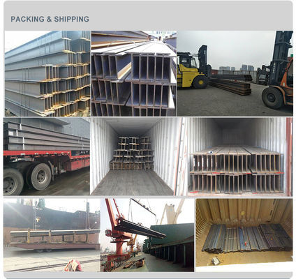 W6X15 W8X15 W8X10 Estructura galvanizada por sumersión en caliente H-Beams 200x100x5.5x8 A36 A572 Grado 50 Técnica soldada Vender Soldado