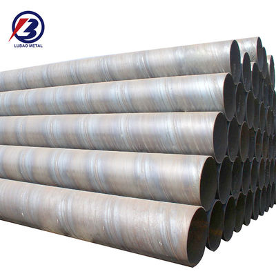 Muestra proporcionada ASTM Q235B Tubo de acero al carbono de soldadura en espiral para el casquillo del pozo de agua No engrasado Muestras proporcionadas Engrasadas o no engrasadas