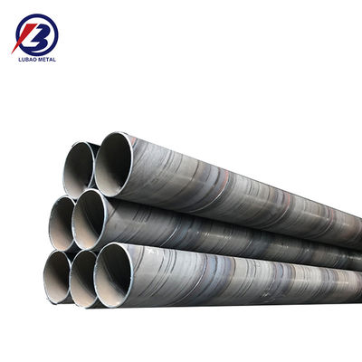Muestra proporcionada ASTM Q235B Tubo de acero al carbono de soldadura en espiral para el casquillo del pozo de agua No engrasado Muestras proporcionadas Engrasadas o no engrasadas