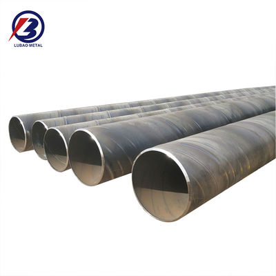 Muestra proporcionada ASTM Q235B Tubo de acero al carbono de soldadura en espiral para el casquillo del pozo de agua No engrasado Muestras proporcionadas Engrasadas o no engrasadas