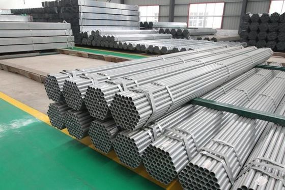 1.2-20mm tubo de acero galvanizado de carbono redondo soldado para invernadero con tecnología de laminado en caliente y certificación ISO9001