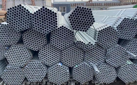 1.2-20mm tubo de acero galvanizado de carbono redondo soldado para invernadero con tecnología de laminado en caliente y certificación ISO9001