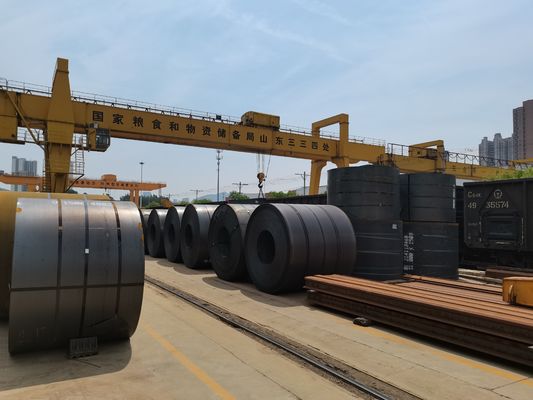 Las bobinas HR no aleacionadas resistentes al desgaste Q195A SPCC ST12-15 Bobinas laminadas en caliente de acero al carbono para aplicaciones de trabajo pesado