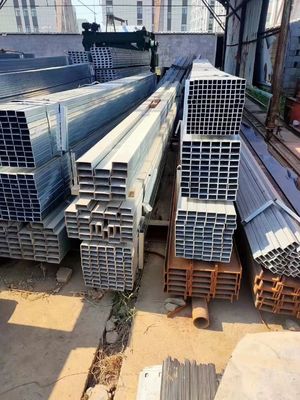 Tubo cuadrado galvanizado Tubo y tubo de acero rectangular para edificios de invernaderos conforme a la norma GB/T13793-2001