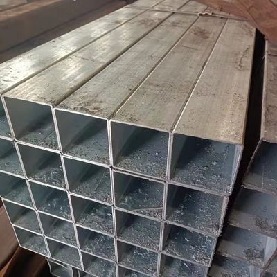 Tubo cuadrado galvanizado sumergido en caliente para postes de cercas y tubos de fluidos BS1387 ASTM A53-2007