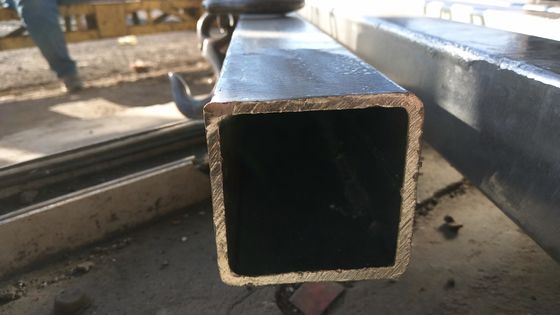 Tubos y tubos de acero galvanizados cuadrados rectangulares para edificios industriales de invernaderos con servicio de procesamiento de desenrollamiento
