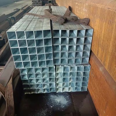 Tubos y tubos de acero galvanizados cuadrados rectangulares para edificios industriales de invernaderos con servicio de procesamiento de desenrollamiento