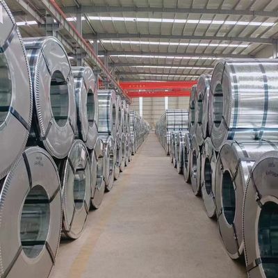 20-275 g/m2 bobina de acero galvanizado recubierta de zinc SGCC DX51D GI longitud de la bobina a petición del cliente