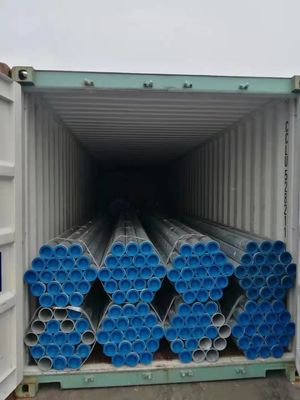 Pipa de acero al carbono soldada con costura recta de diámetro grande y de diámetro pequeño con y Q235A/Q235B/0Cr13/Q345/X42/X46