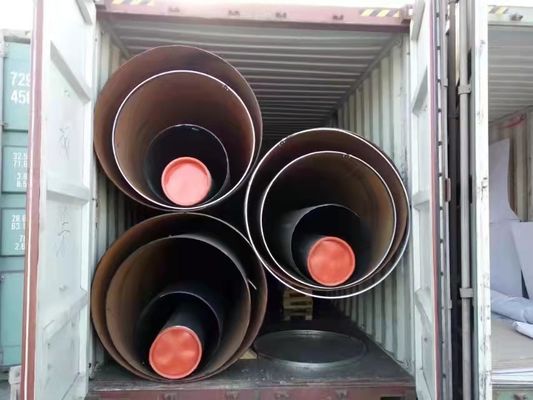 Muestra proporcionada de tubería de tubo de soldadura en espiral de tamaño máximo 2420*22 mm para la construcción