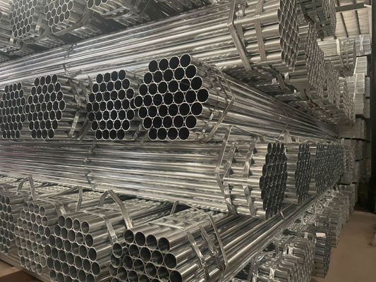 Zinc 80g 6/12 metros tubo de acero galvanizado para el marco de invernadero 30%TT anticipo 70% términos de pago del saldo recubrimiento de zinc 80g