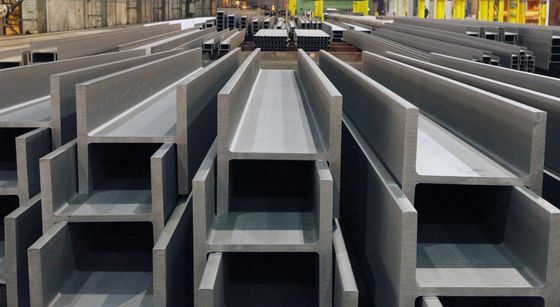 ASTM A992 vigas H de acero estructural con espesor de brida soldado técnico y personalizado