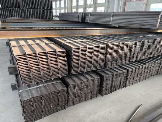 400x200x8-16mm Estructura de acero técnico laminado en caliente Las vigas de trabajo pesado I de grado Q235 para puentes y maquinaria pesada