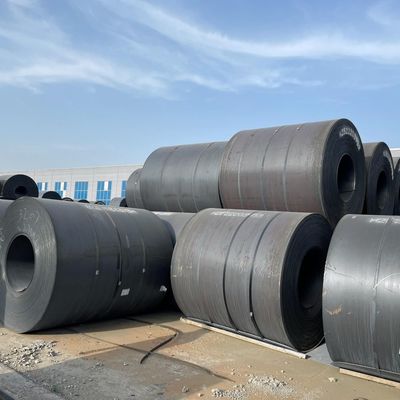 Placa de caldera de alta dureza ST37-2 de 1 mm de espesor Q195 Q215 Q235 Q255 Q275 Q355 Bobina de acero laminado en caliente S235jr para la cáscara de la batería