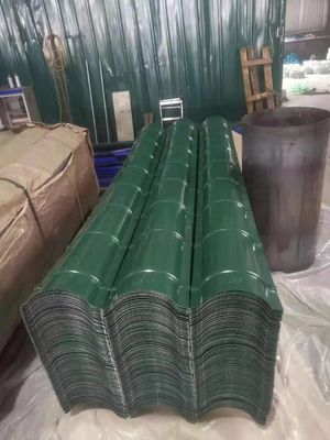 Capa de techo corrugado galvanizado SGCC SPCC SECC Z40-z275 Ppgi con recubrimiento anticorrosión