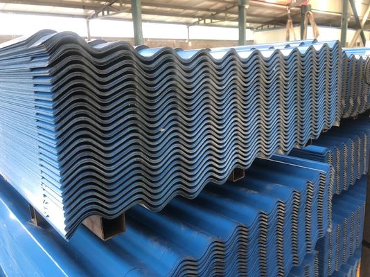 Hoja galvanizada corrugada prepintada de metal PPGI Techo Hoja corrugada con paso de piel Sí