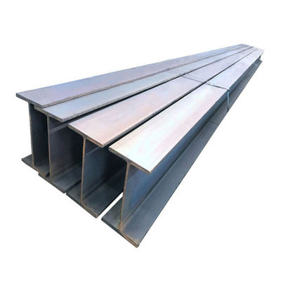 Servicio de soldadura de h-canal galvanizado de superficie negra estructural de acero al carbono vigas para el proyecto de construcción