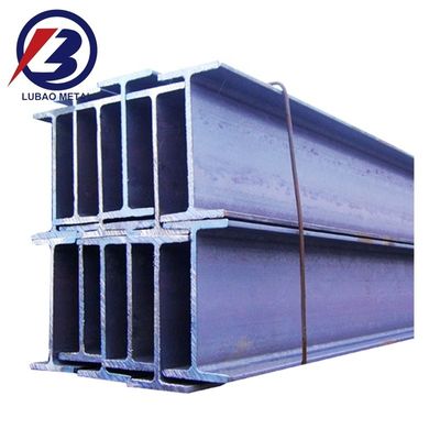 Superficie negra viga H estructural de acero al carbono en forma de H para la construcción de edificios